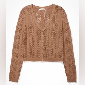 American eagle pointelle cardigan
